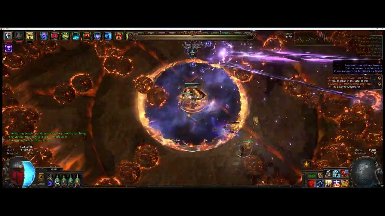 Self Cast Reap Inquisitor - Path of Exile 3.26 - Uber Searing Exarch