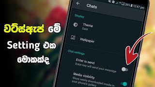 How to change enter is send whatsapp key | Most important Whatsapp trick screenshot 4