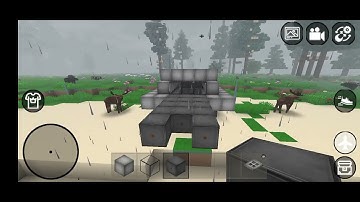 How to make real working tank in mini block craft