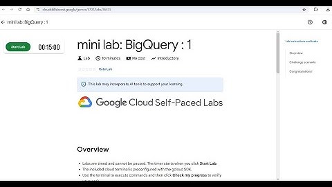 mini lab: BigQuery : 1 | #qwiklabs | #cloudwalabanda #CLI
