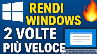 💻⚡10 TRUCCHI POCO CONOSCIUTI PER VELOCIZZARE WINDOWS DAVVERO (non i soliti) 🔥