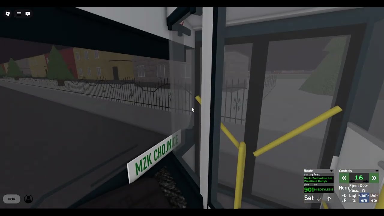 Gram w UB MZK Chojnice #8 + przejazd po przebudowie terenu na ulicach:  Solidarności i Racławickiej.