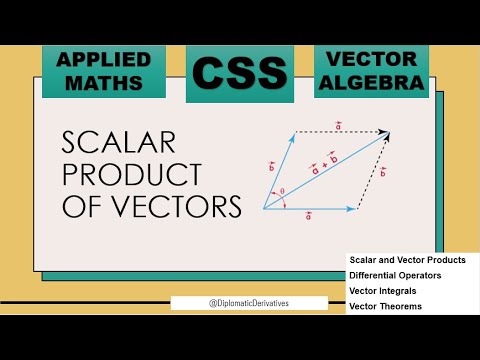 Dot Product Made Simple | CSS Applied Mathematics Concept + Solved ...