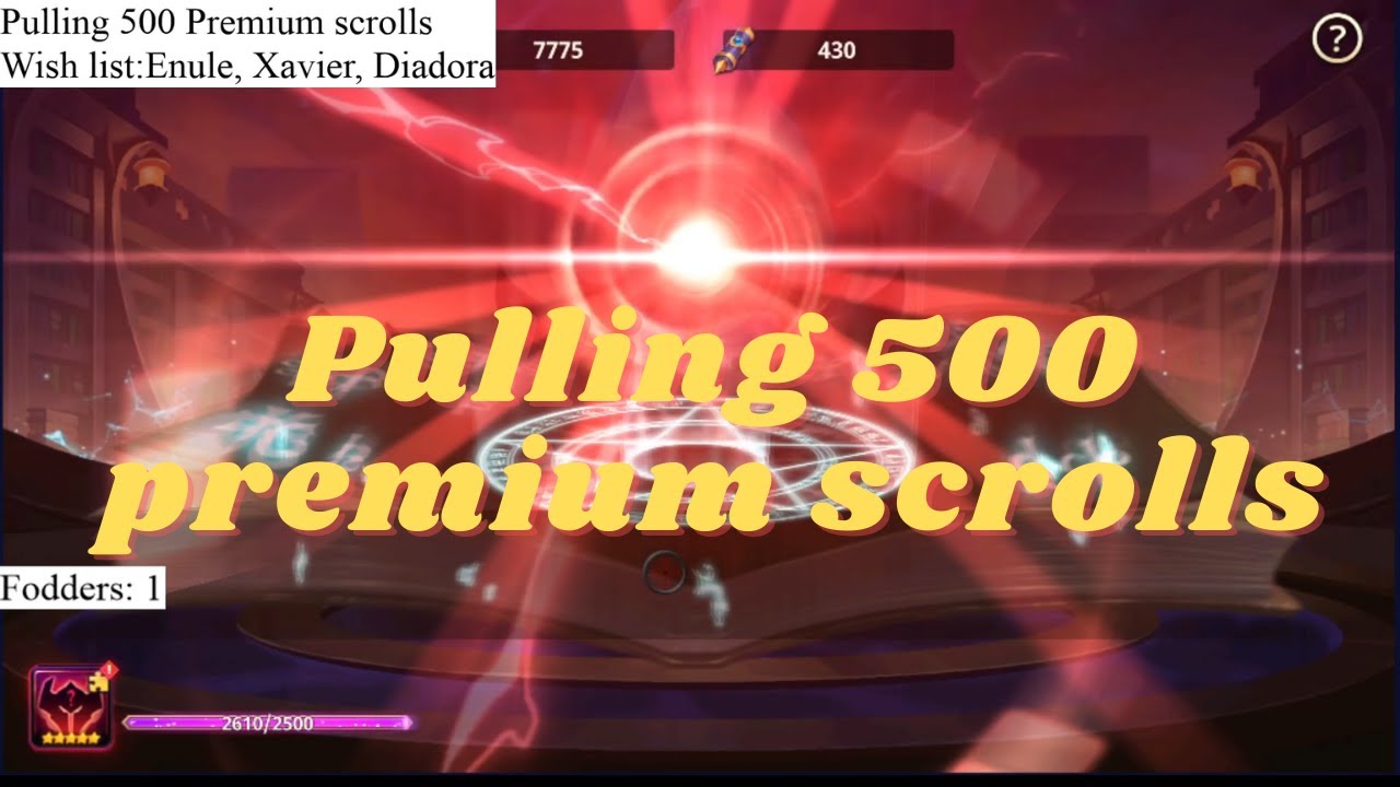 🧙SUMMONERS ERA🧙 - 500 PREMIUM SCROLLS PULLING