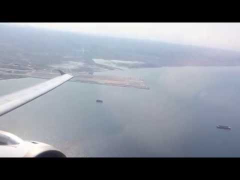 Take off with Airbus A320-200 from Thessaloniki (SKG) to Larnaca (LCA) (Aegean Airlines)