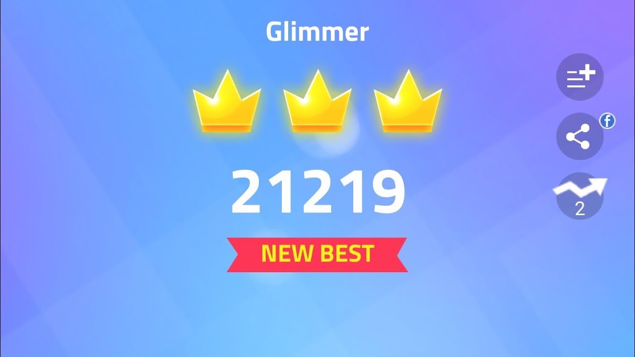 INSANE score on Glimmer in Magic Tiles 3, impossible lap passed!!!