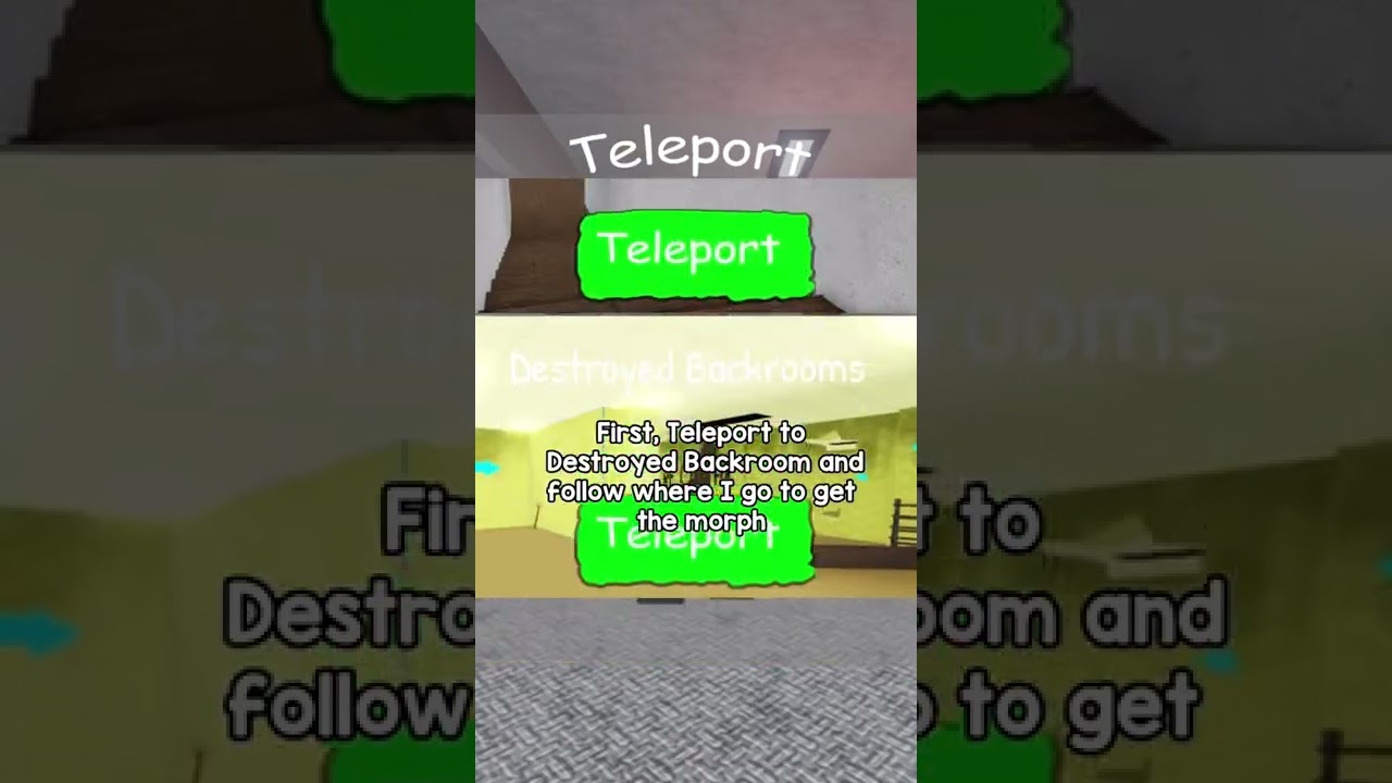 How to get BLUE HEAD Morph & Badge in BACKROOMS MORPHS | Roblox