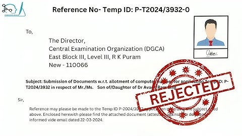 Rejection Of Computer Number | "DGCA Partial vs Complete Rejection" Of Computer Number Explained