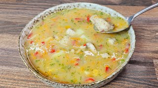 This is the most delicious soup I have ever made! Soup recipe in 30 minutes! Chicken soup!