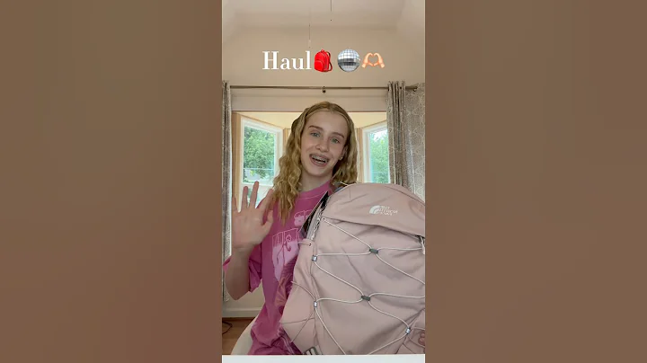 I LOVE ITT!! #backpack #northface #haul #preppy #shorts #fyp #north #face