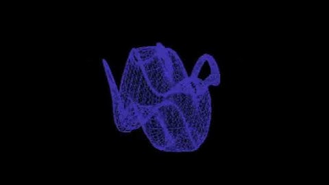 glRotate를 이용한 주전자 회전