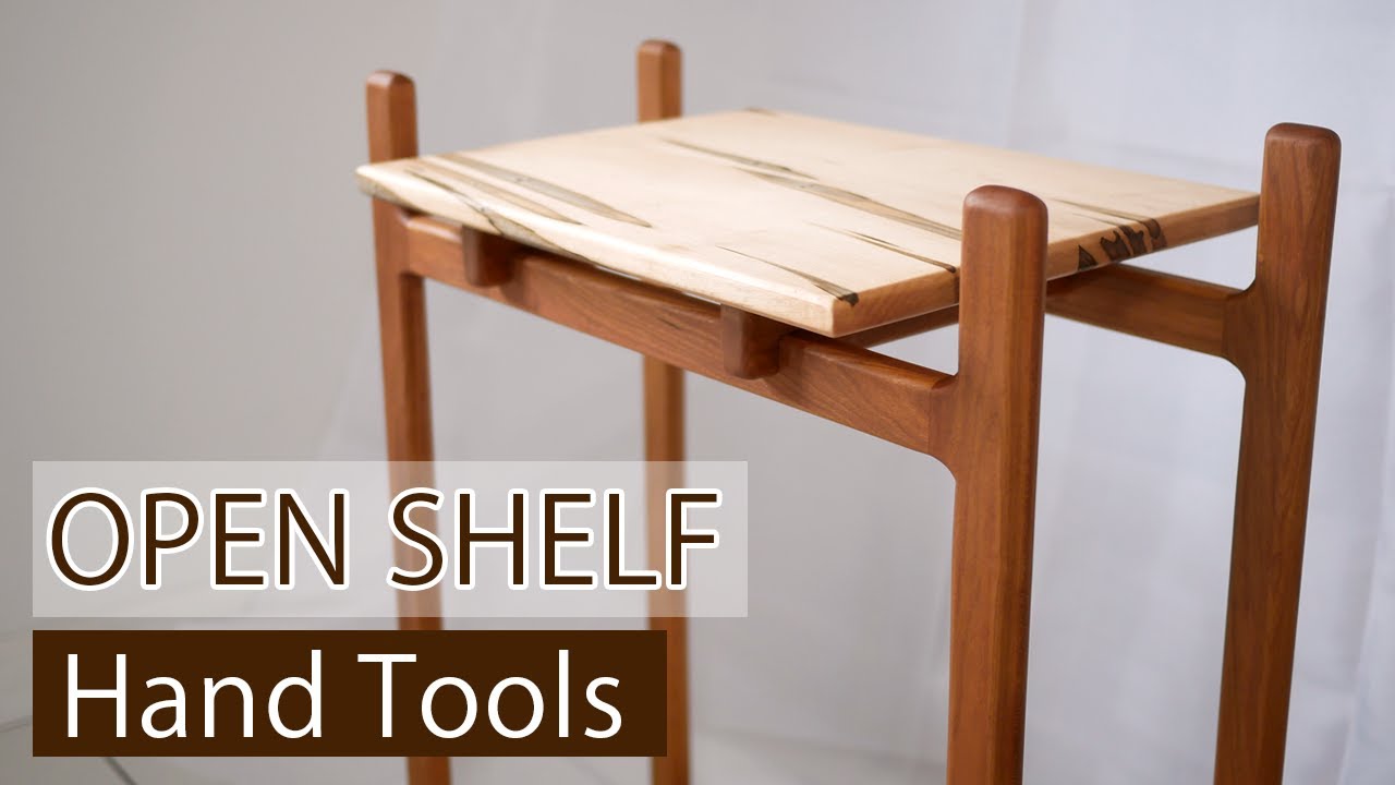 Open shelf Inspired by Mid Century Joinery Hand Tools YouTube