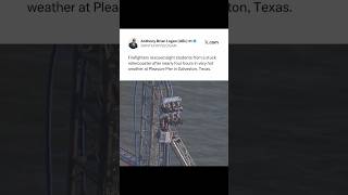 Firefighters RESCUE Eight Students Trapped High On Texas Rollercoaster!