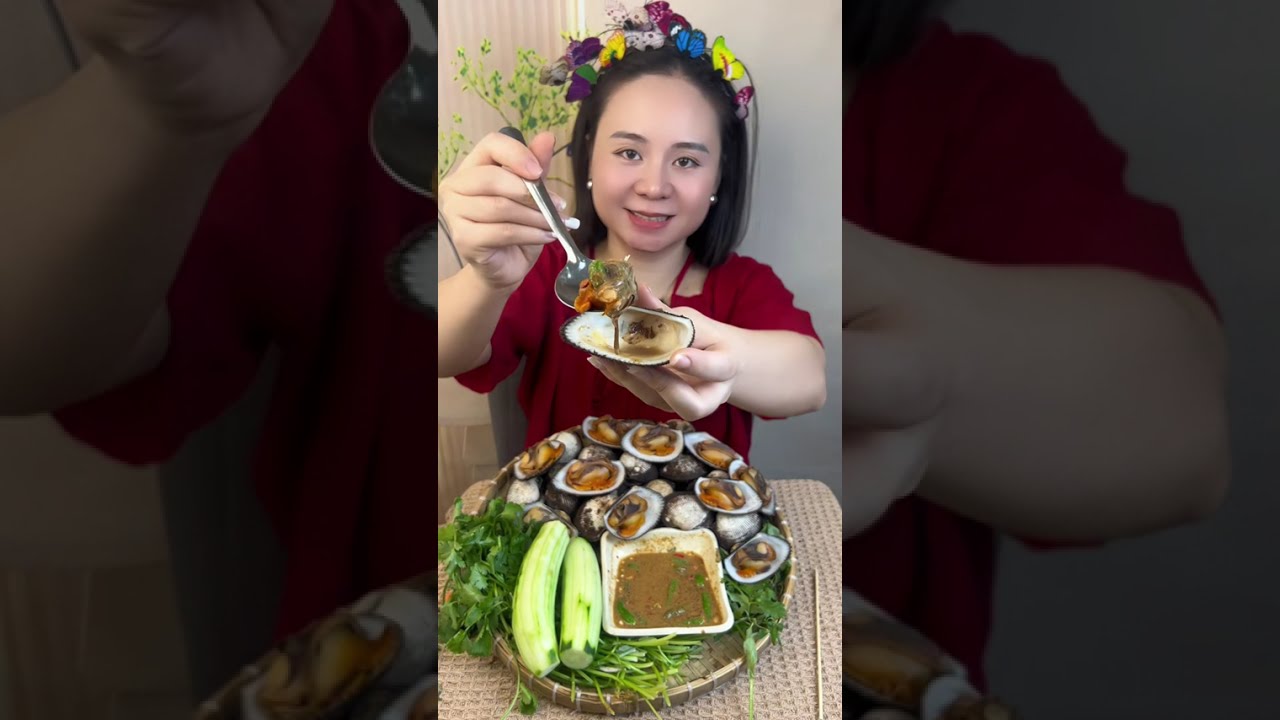 Mời mọi người Mukbang Hàu Nướng Mỡ Hành, Ngao Biển Nướng Mỡ Hành, Sò Huyết Nướng vơi em nghen