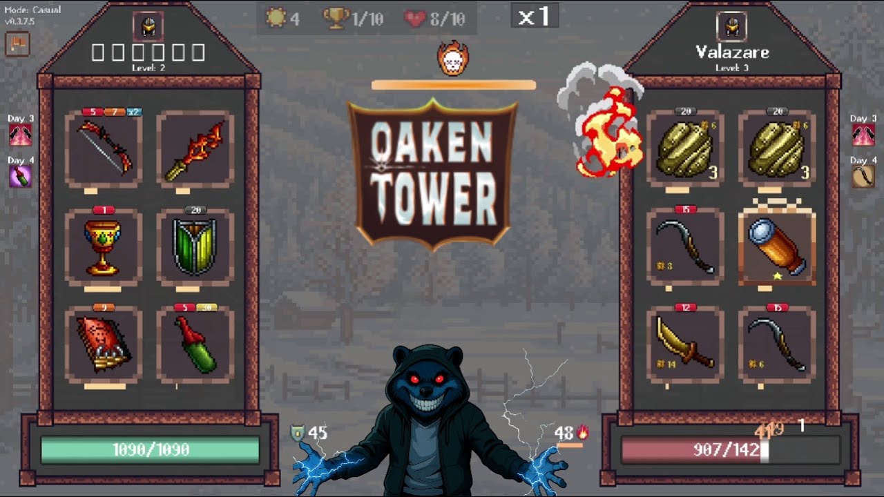 Луна, шторм, бешеные щиты I Oaken tower demo #7