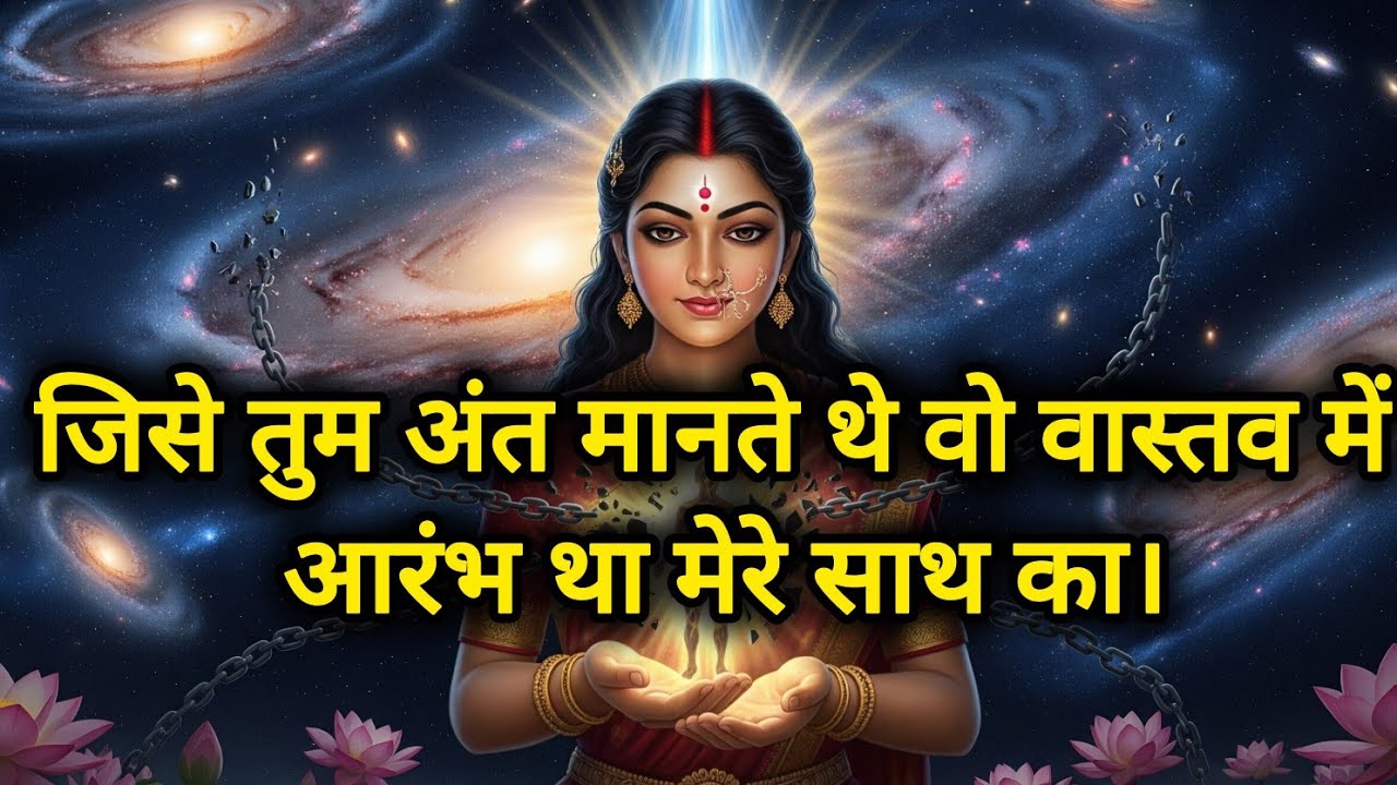 जिसे तुम अंत मानते थे वो आरंभ था।मां आदिशक्ति दिव्य संदेश 🌸#channelingmassage #spiritualjourney