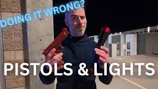 Every Pistol Flashlight Technique Explained (FBI, Harris, Rogers & More) #flashlight #firearmsafety