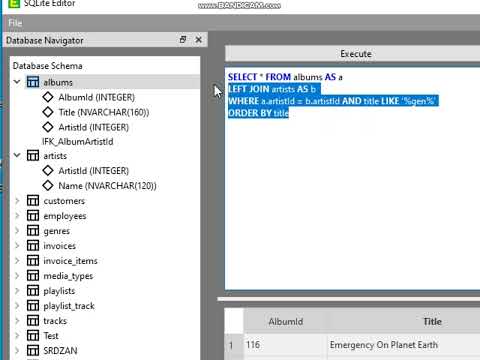 SQLite Editor for student and developer