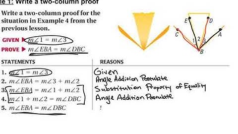 2.6 Prove Statements about Segments and Angles