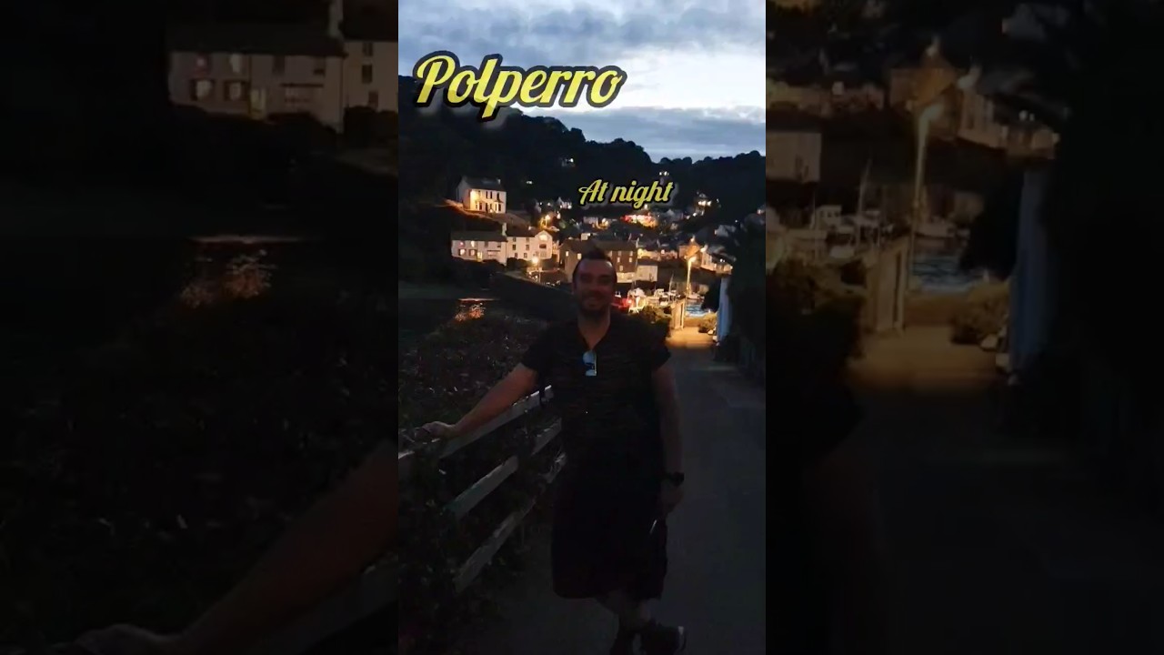 Cornish Village At Night