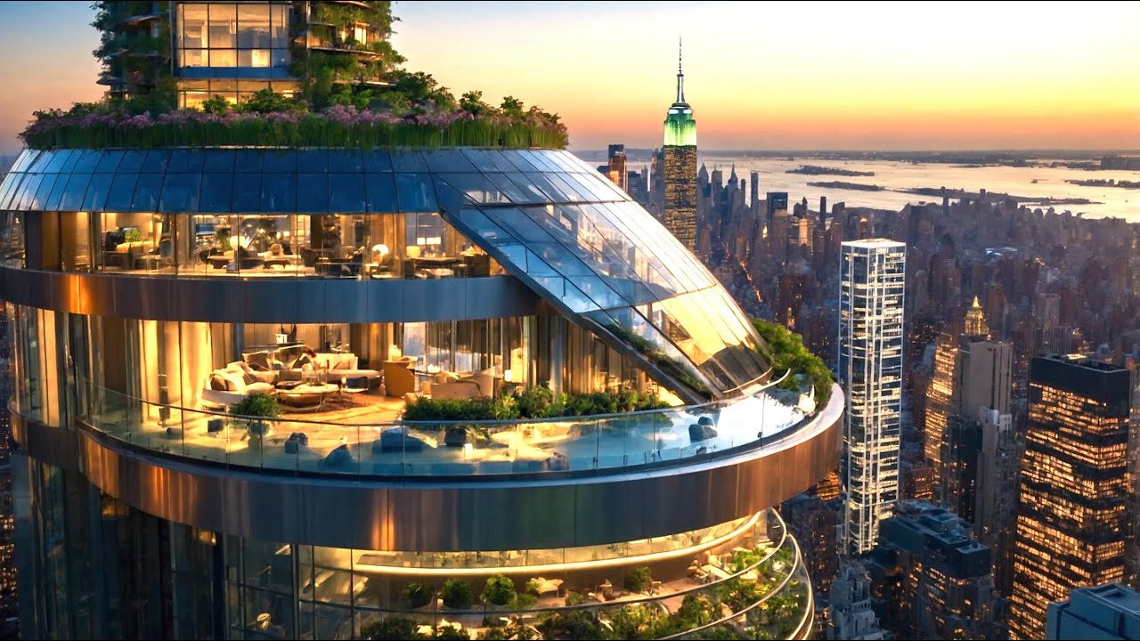 FUTURISTIC ECO PENTHOUSE - Katerina Kersey Design - Futuristic Penthouse Design