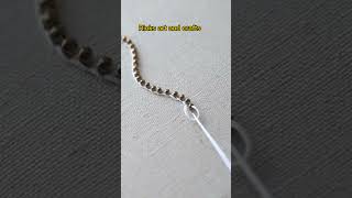 Trending pearl  borderline hand embroidery #shortvideo #embroidery
