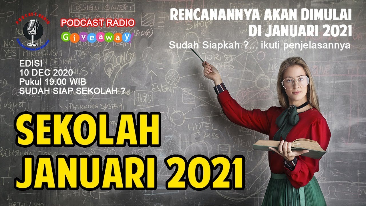 Sekolah Tatap Muka Diizinkan Mulai Januari 2021| PODCAST RADIO 10 Dec 2020