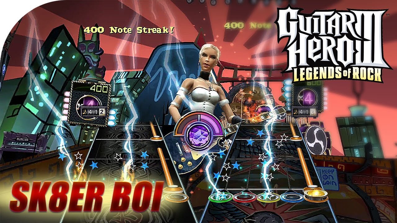 "SK8ER BOI" by Avril Lavigne "100 FC" Guitar Hero 3 Legends of Rock
