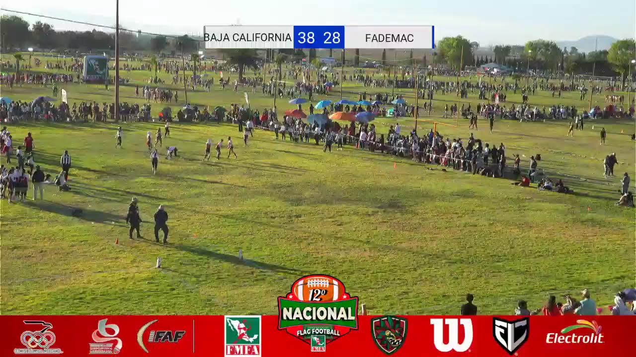 SELECCIÓN BAJA CALIFORNIA VS SELECCIÓN FADEMAC -U18  FEM -12 NACIONAL FMFA