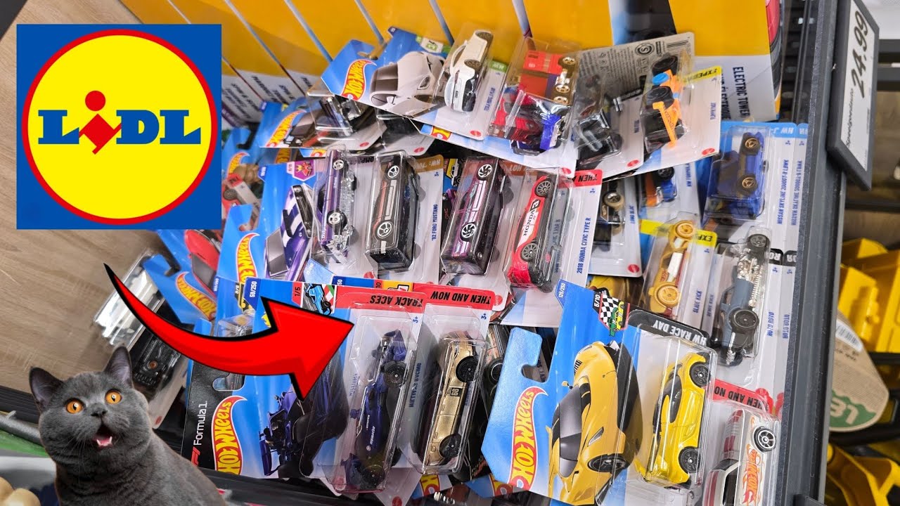 Let's check the Lidl Belgium for Hot Wheels 2025. Searching for Diecast Cars in Europe!