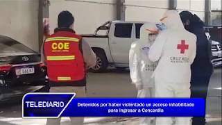 Detenidos por haber violentado un acceso inhabilitado para ingresar a Concordia