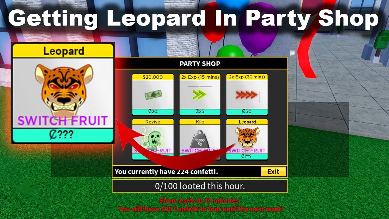 The Value of LEOPARD fruit in Blox Fruits(Roblox) 