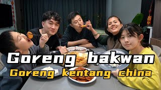 MASAKIN KELUARGA KU  BAKWAN SAYUR TAMBA UDANG,DARI HASIL JERI KERINGAT KU MUNGUTIN DUS BEKAS