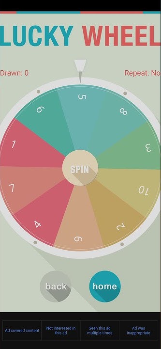 Lucky Wheel Lucky Draw Testing - YouTube
