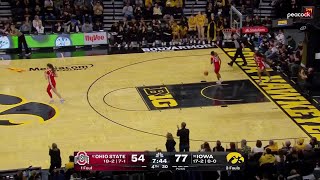 Ava Heiden Wide Open for the Bucket vs. Ohio State | Iowa Women's Basketball