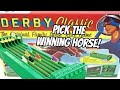 Mechanical Horse Racing Game UNBOXING and Review Derby Classic Family Track Race 6 Lane Desktop Fun!
