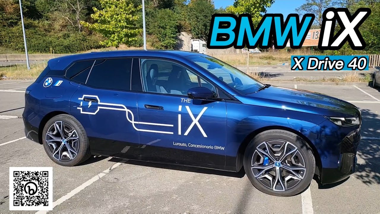 👌 BMW iX xDrive 40 El Coche Electrico SUV con lujo ⭐ y Tecnologia - YouTube
