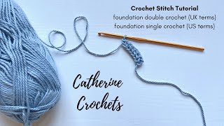 Foundation Single Crochet (Foundation Double Crochet) | Crochet Stitch Tutorial