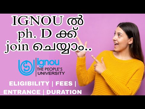 IGNOU PHD ADMISSION
