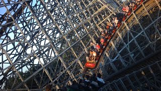 Lightning Racer (Thunder) - Hersheypark - Back Row (4K HD POV) - July 2024