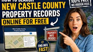 How to search New Castle County property records online for free