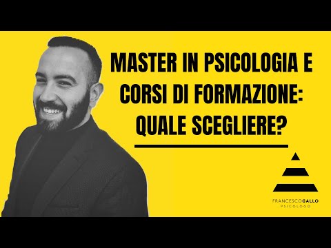 Master in Psicologia e Corsi di Formazione: quale scegliere? - GUIDA PRATICA