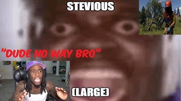 KAI CENAT REACTS TO STEVIOUS 2X LARGE (RUST SERVER)