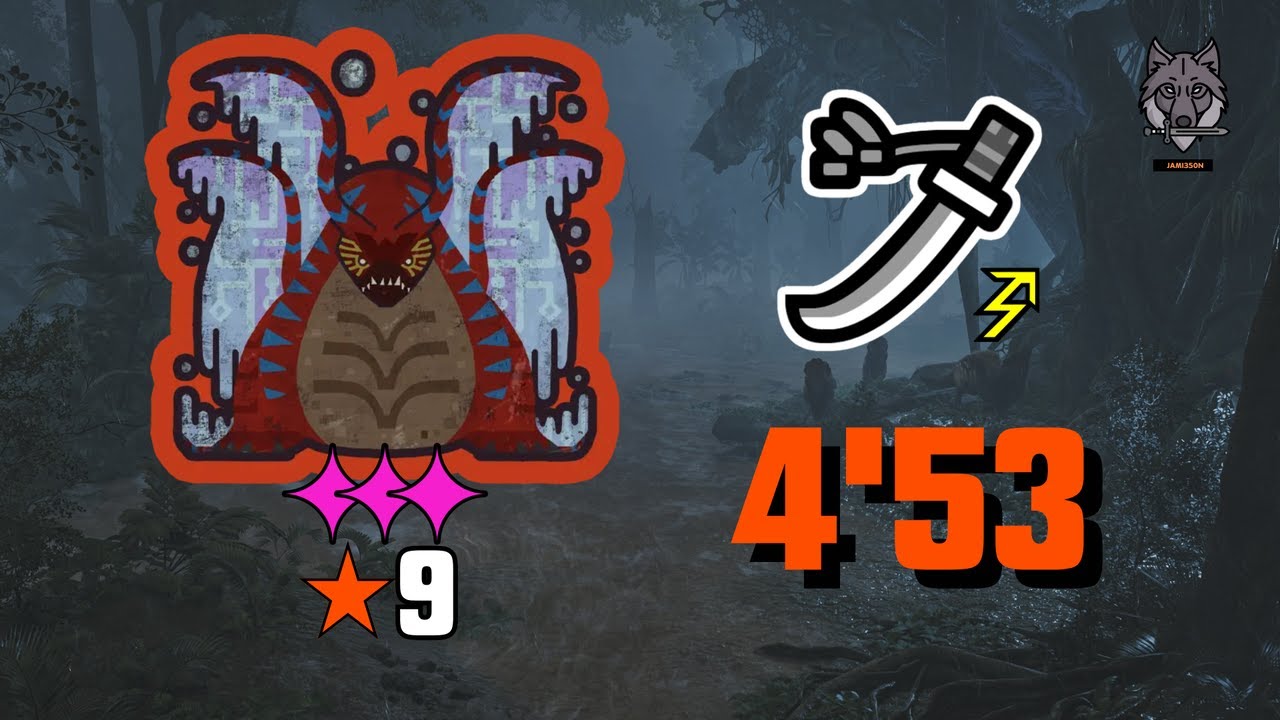 MHWILDS l 9★ 3♦️ ARCH-TEMPERED UTH DUNA l SPEEDRUN l LS THUNDER l 4.53