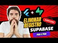Eliminar Registros en Supabase desde Flutter 🚀 | Tutorial Paso a Paso