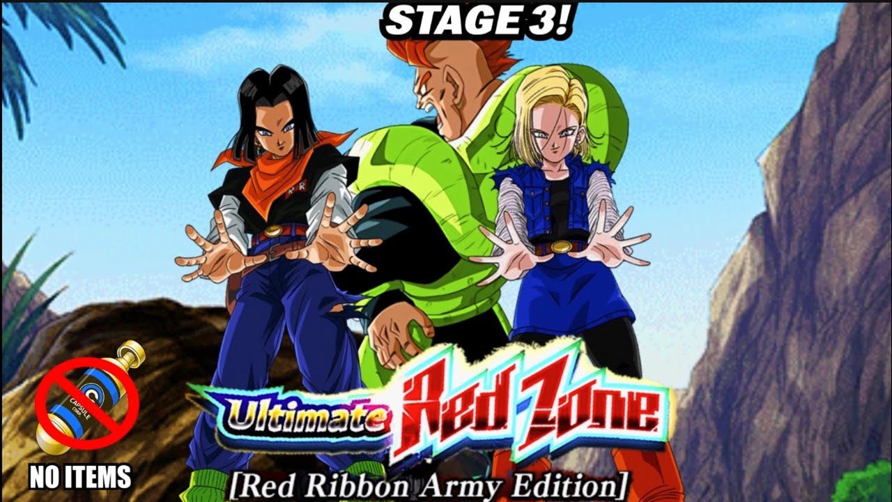 NO ITEM RUN! HOW TO BEAT ULTIMATE RED ZONE [RED RIBBON ARMY EDITION] Vs ...