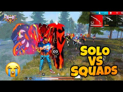 Solo Vs Squad Dangerous Gameplay Video || Free Fire Max - YouTube