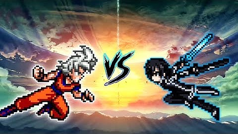 Son Goku DBS V7 OP (all form) VS Kirito V1.5 OP (3 forms) in Mugen