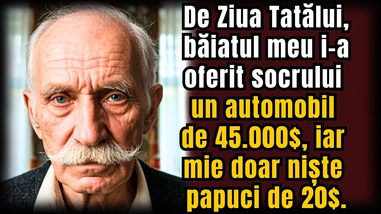 De Ziua Tatălui, fiul meu i-a dat socrului o mașină de 45.000$ — mie doar papuci ieftini | Povești