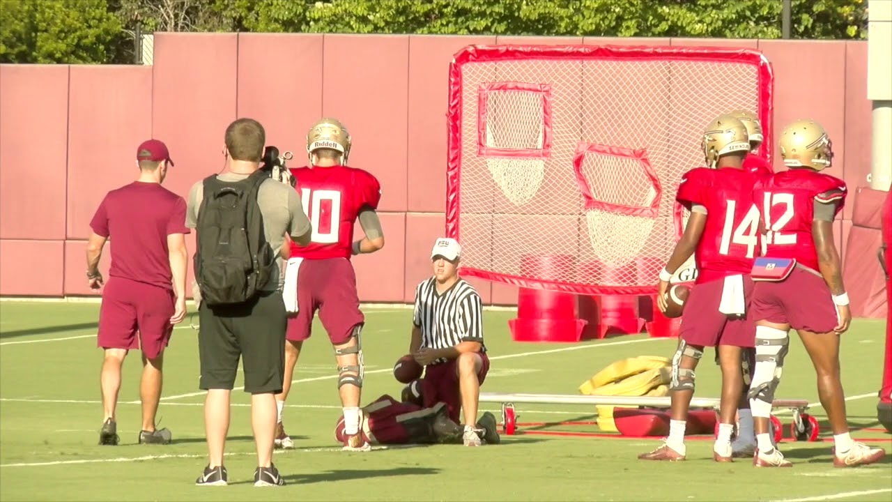 Florida State Seminoles football raw practice footage, 8/20 (no audio